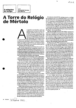 A Torre do Relógio de Mértola