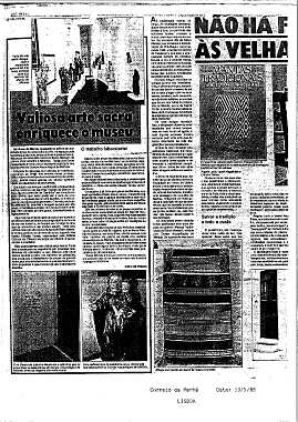 A valiosa arte sacra enriquece o museu