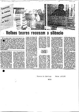 Exposição de mantas alentejanas em Beja