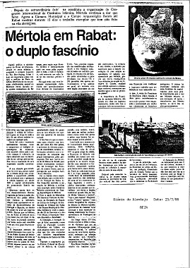 Mértola em Rabat: o duplo fascínio