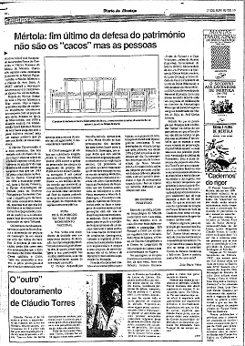 Mértola fim último da defesa do património não são os «cacos» mas as pessoas