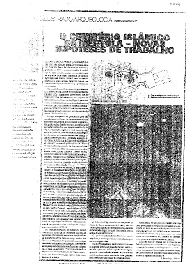 O cemitério Islâmico de Mértola - Novas hipóteses de trabalho