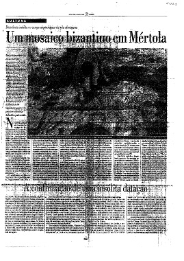 Um mosaico bizantino em Mértola