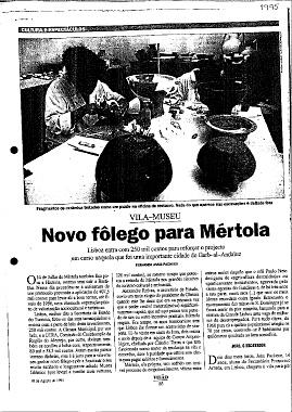 Vila-Museu: Novo fôlego para Mértola