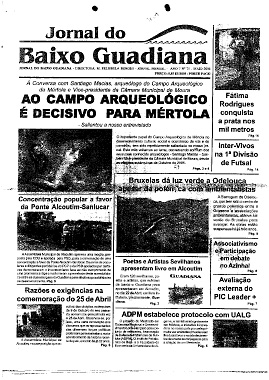 À conversa com Santiago Macias arqueólogo do Campo Arqueológico de Mértola e Vice-presidente da Câmara Municipal de Moura
