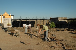 Escavações na Alcáçova do Castelo de Mértola 2